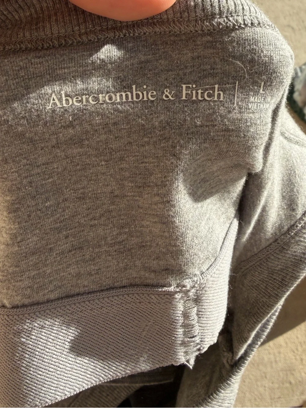 Abercrombie and Fitch grey bra free essential 90s rib dress maxi dress stretchy